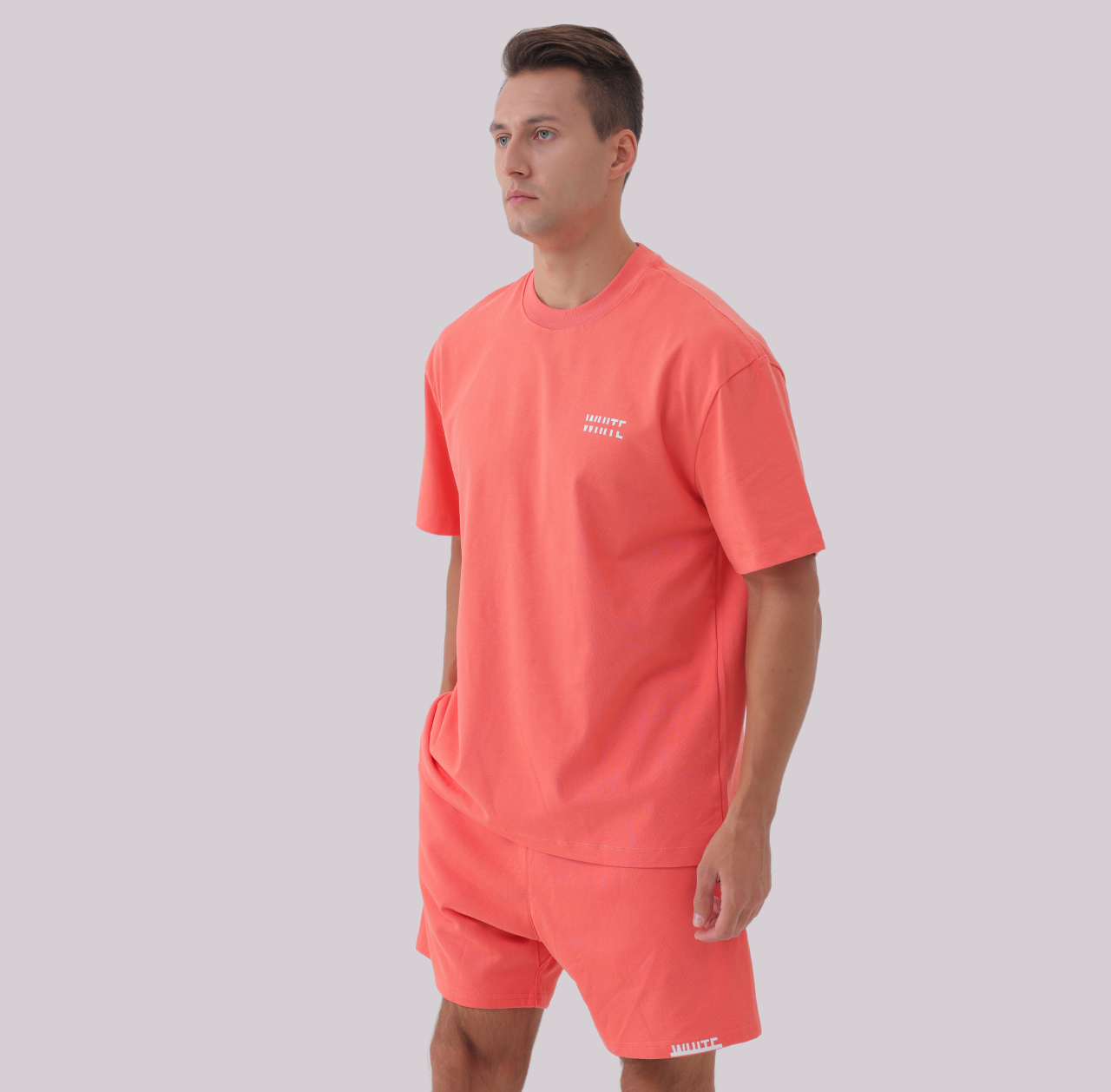 Basics - Oversized Premium Tee coral
