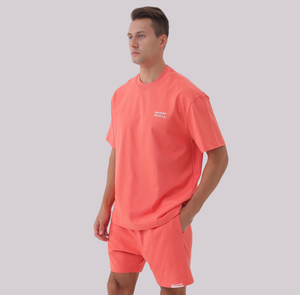 Basics - Oversized Premium Tee coral