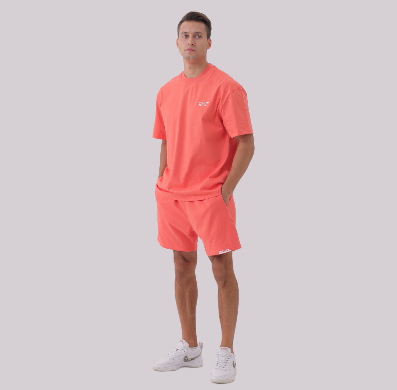 Basics - Oversized Premium Tee coral
