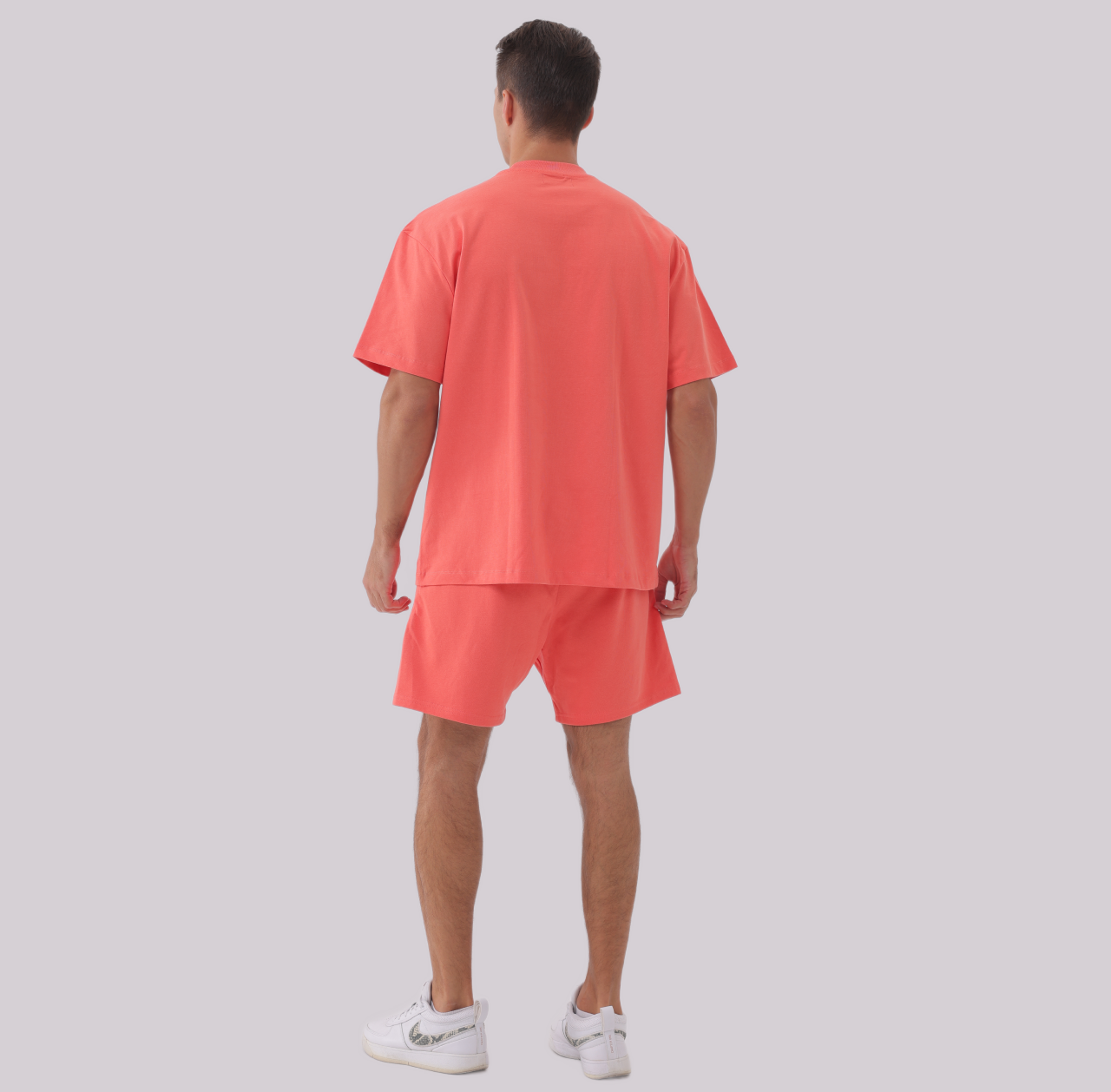 Basics - Oversized Premium Tee coral