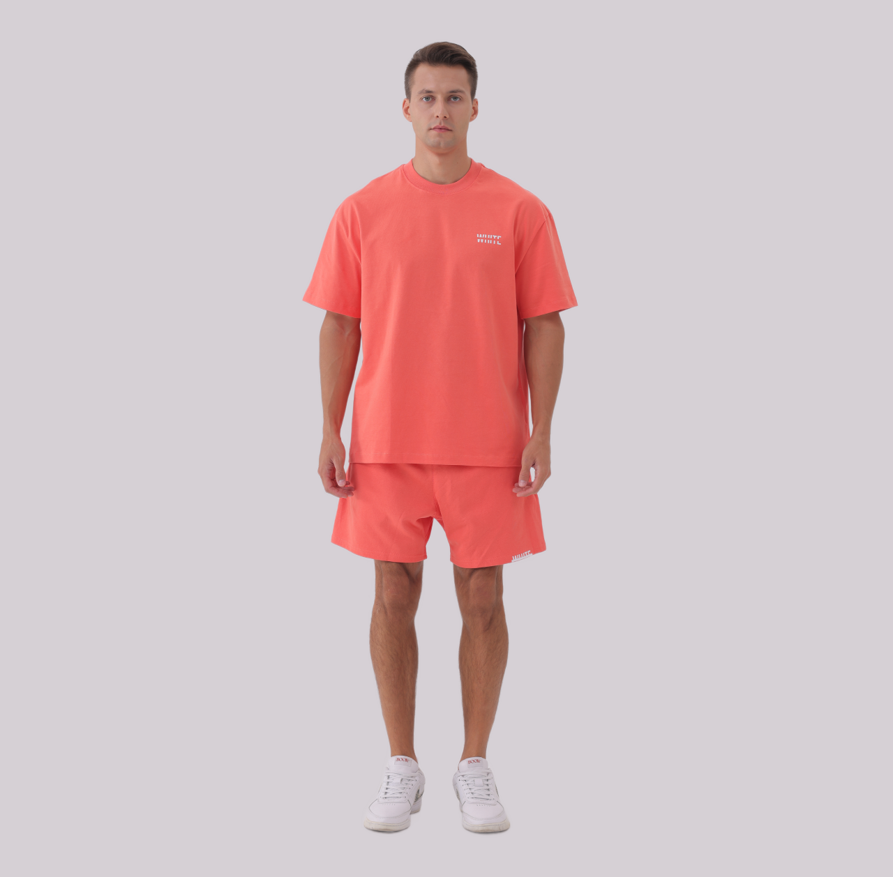 Basics - Oversized Premium Tee coral