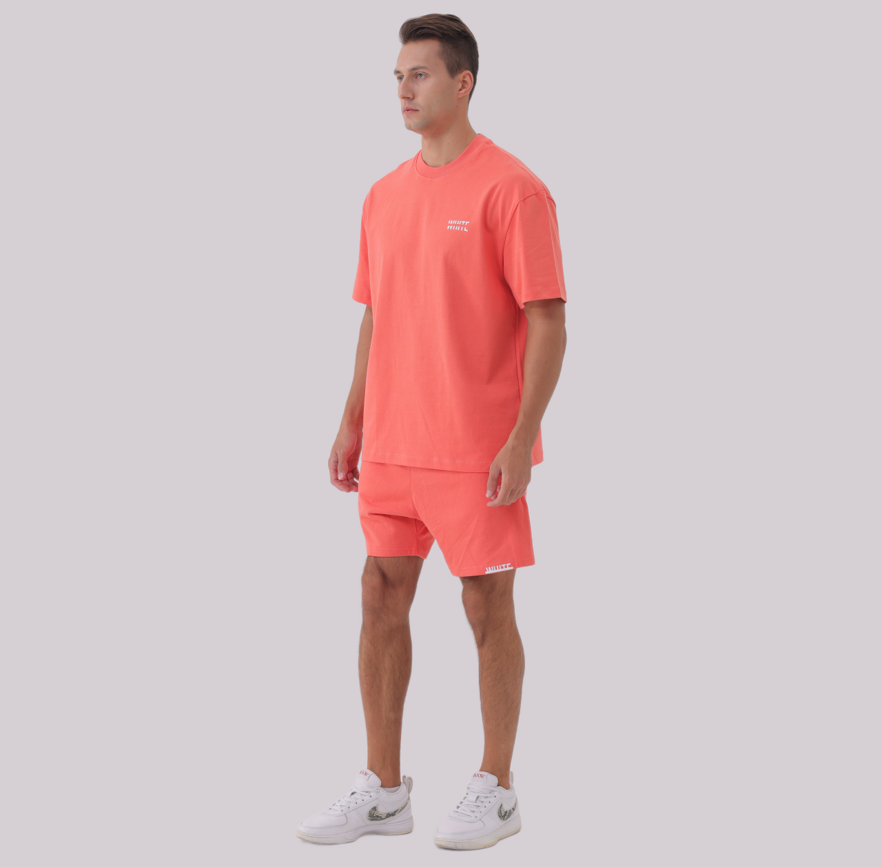 Basics - Oversized Premium Tee coral