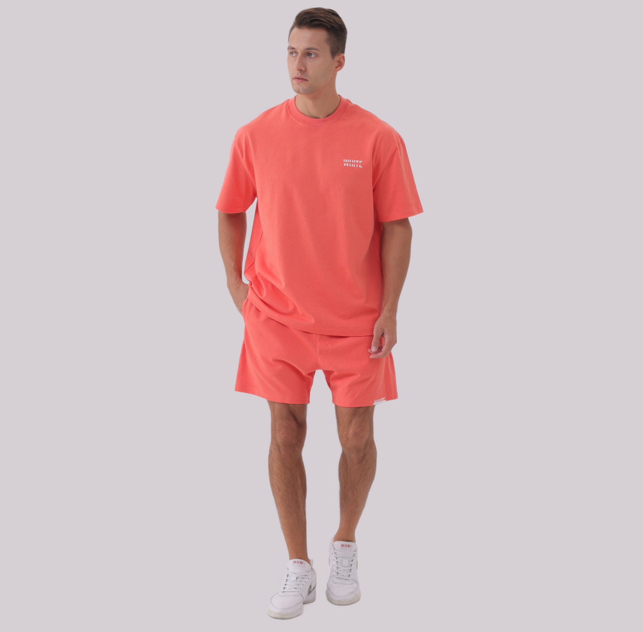 Basics - Oversized Premium Tee coral