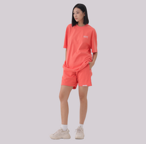 Basics - Oversized Premium Tee coral
