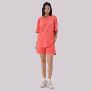 Basics - Oversized Premium Tee coral