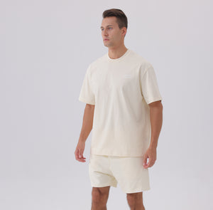 Basics - Oversized Premium Tee cream