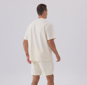 Basics - Oversized Premium Tee cream