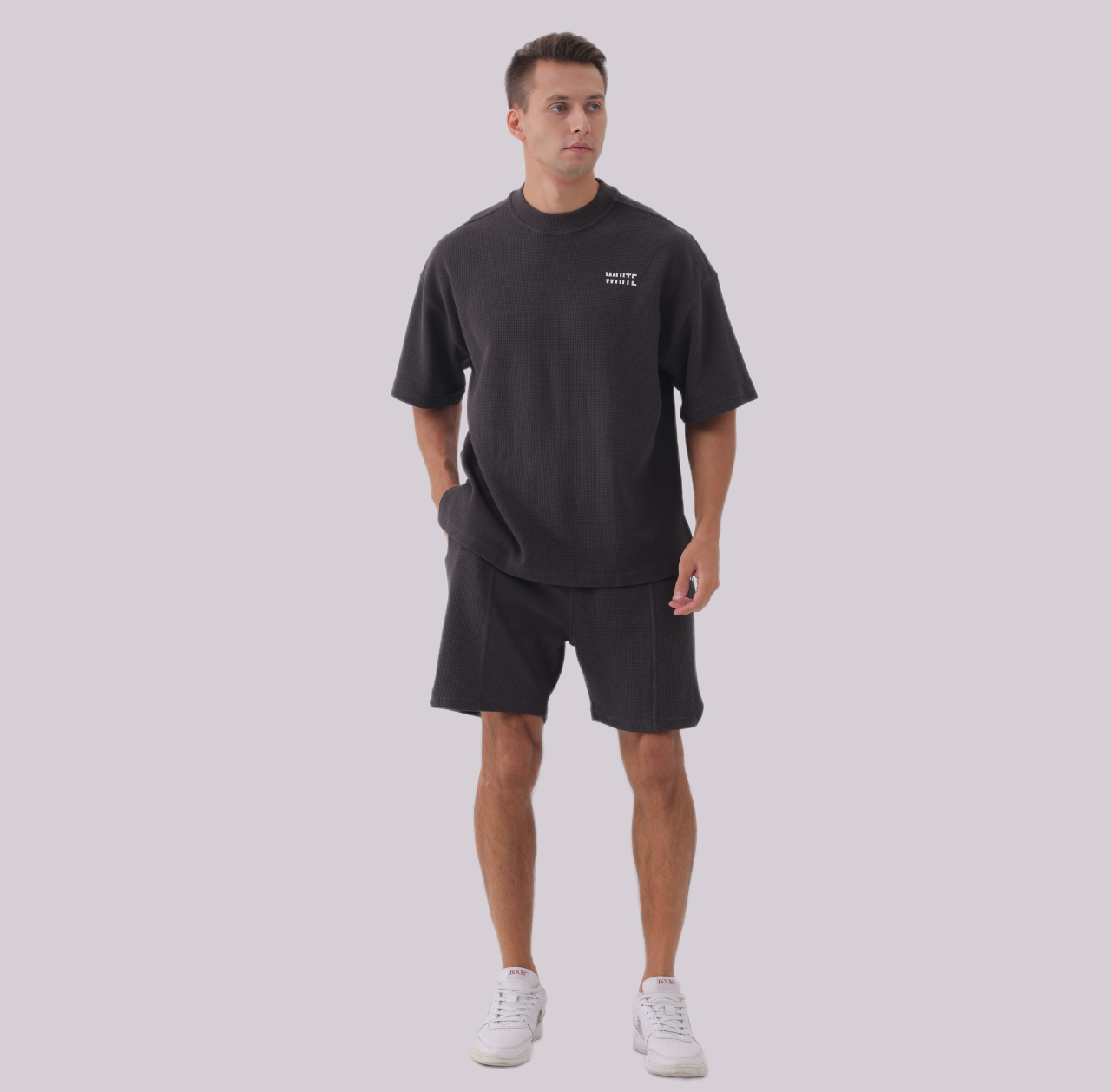 Basics Oversized Textured Shorts