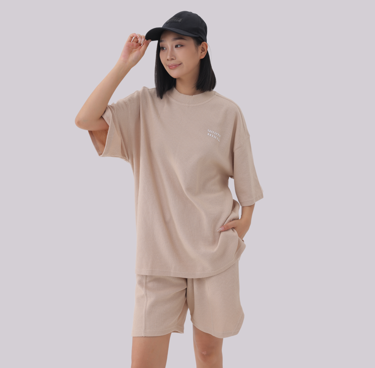 Basics Oversized Textured Shorts
