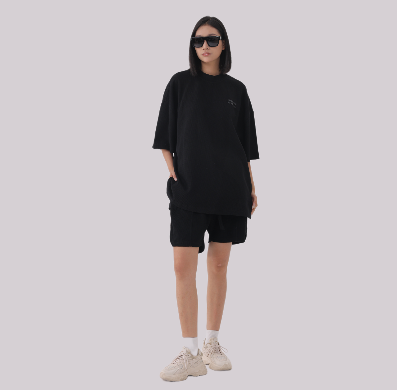 Basics - Oversized Tee Textured