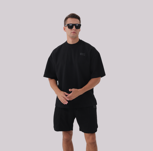 Basics Oversized Textured Shorts