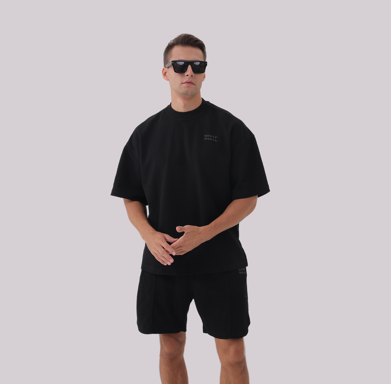 Basics Oversized Textured Shorts