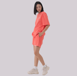 Basics - Oversized Premium Tee coral