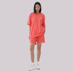 Basics - Oversized Premium Tee coral