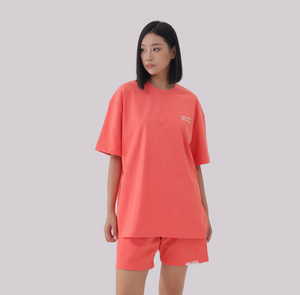 Basics - Oversized Premium Tee coral